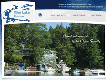 Tablet Screenshot of otterlakemarina.info